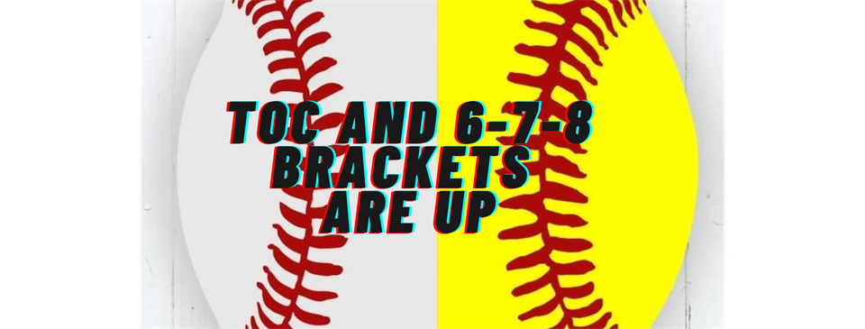 District 19 TOC and 6-7-8 Brackets 